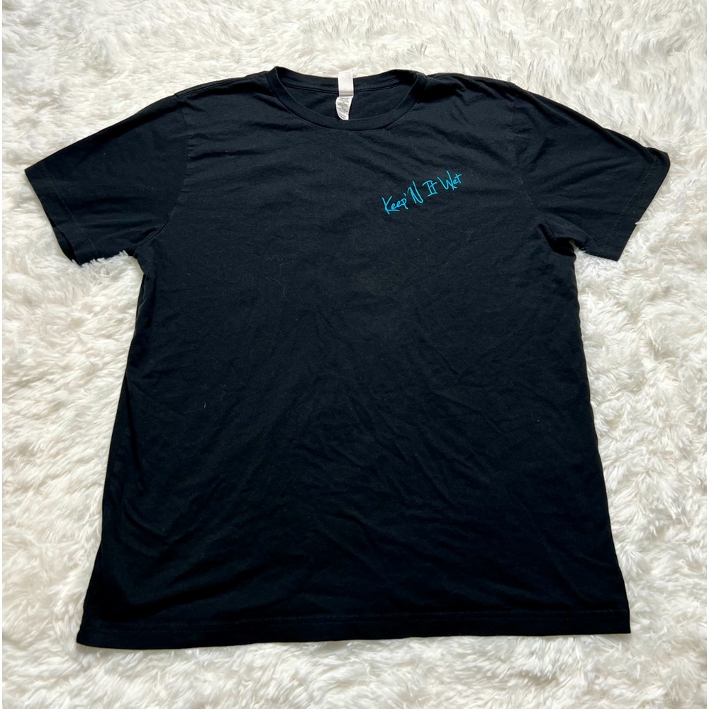 Keepin’ it Wet Mens Black T-Shirt Size XL